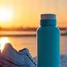 A wellness product being used in a Miami outdoor setting