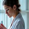 Portrait of a certified wellness professional testing a product